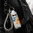 thumbnail image 3 of Yuyamidu Retro Flower Chapstick Holder Keychains Neoprene Lip Balm Holders for Chapstick Tracker and Safeguard Portable Pocket Lip Gloss Tube Holder Floral Auto Keychains, 3 of 6