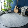 thumbnail image 2 of SAFAVIEH Himalaya Walter Solid Area Rug, Blue, 4' x 4' Round, 2 of 10