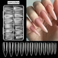 thumbnail image 4 of 120Pcs False Full Nail Tips Quick Building Mold Tips Nail Dual Forms Finger Extension Nail Art UV extension Easy Find Nail Tools, 4 of 4