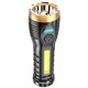 thumbnail image 1 of Linterna Portátil Con Batería De 1200 Mah, 4 Modos De Iluminación, Linterna Ajustable, Ipx6, Resistente Al Agua, Para Acampar Y Buscar Monstrate HA017723-00, 1 of 6