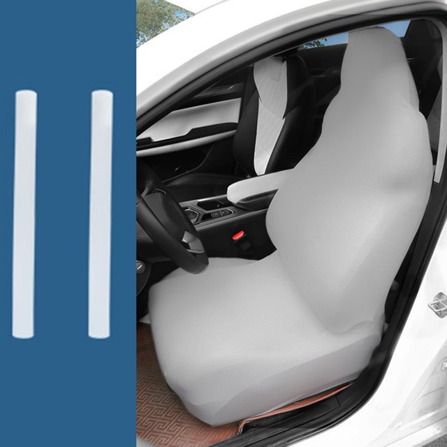 Bgsha Elastic Car Seat Cover Front Full Wrap Milk Silk Dust-proof For 360° Cover