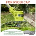 thumbnail image 2 of TAPDRA 2 Pack Spool Caps Replacement AC14HCA for Ryobi 18V 24V 40V Trimmer P2000 RY24000 Tested Quality, 2 of 10