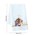 thumbnail image 3 of Christian Nativity Kitchen Towels, Religious Christmas Dish Tea Towels, Hand Towel for Easter Bathroom Kitchen Decor, 18x28in, 3 of 6