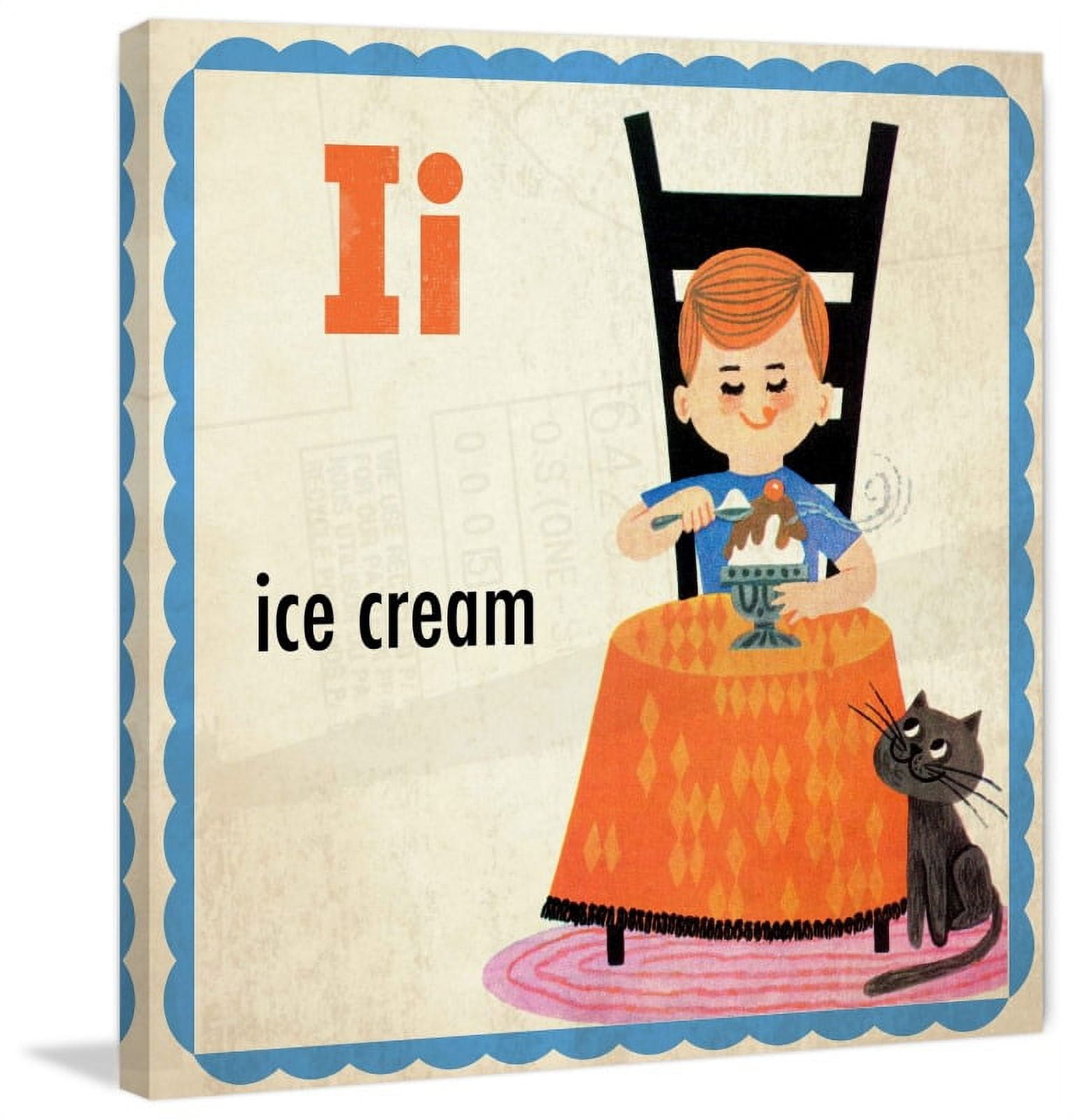 Marmont Hill "Ice Cream" by Curtis Painting Print on Canvas
