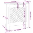 thumbnail image 4 of vidaXL Cache-Radiateur MDF 78 cm, 4 of 4