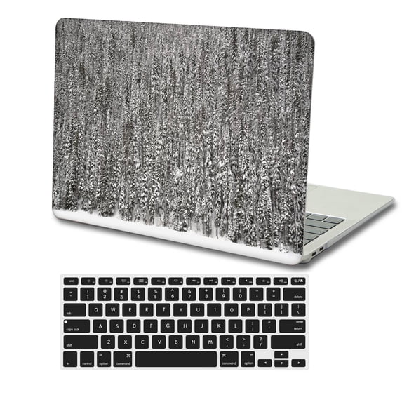 KSK KAISHEK Hard Protective Shell Case Cover Compatible MacBook Pro 16" 2019-2020 A2141 + Black Keyboard Cover, Plants series 0361