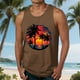 thumbnail image 1 of Camiseta sin mangas de cuello redondo para hombre, blusa informal de verano sin mangas con estampado de cuello redondo para hombre, 1 of 5