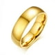 thumbnail image 1 of Letdiffery Simple 2/4/6/8mm anillos de boda de acero inoxidable dorado suave mujeres hombres pareja anillo joyería de moda Tan Jianjun  unisex, 1 of 2