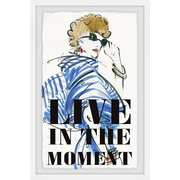 Marmont Hill Moment Framed Wall Art, 8.00" x 1.50"