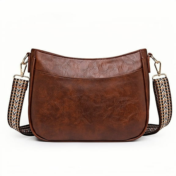 Ladies' Leather Crossbody & Armpit Bags, Fashionable for Commuting & Casual Wear, High-Quality Leather, Versatile & Multi-Functional