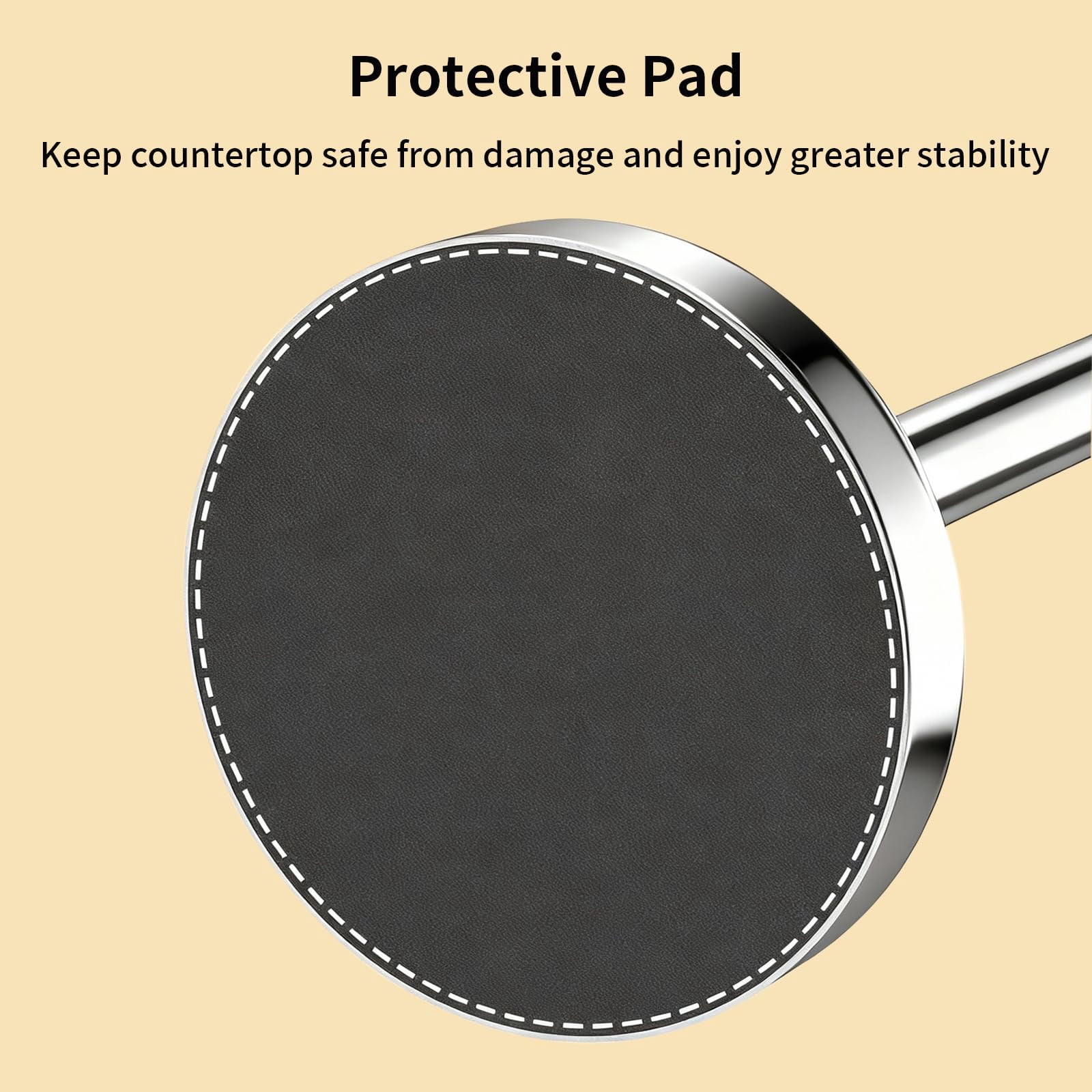 Paper Towel Holder Countertop  With Weighted Base Non Slip Standing Roll For Kitchen Bathroom Stainles Steel (chrome)
