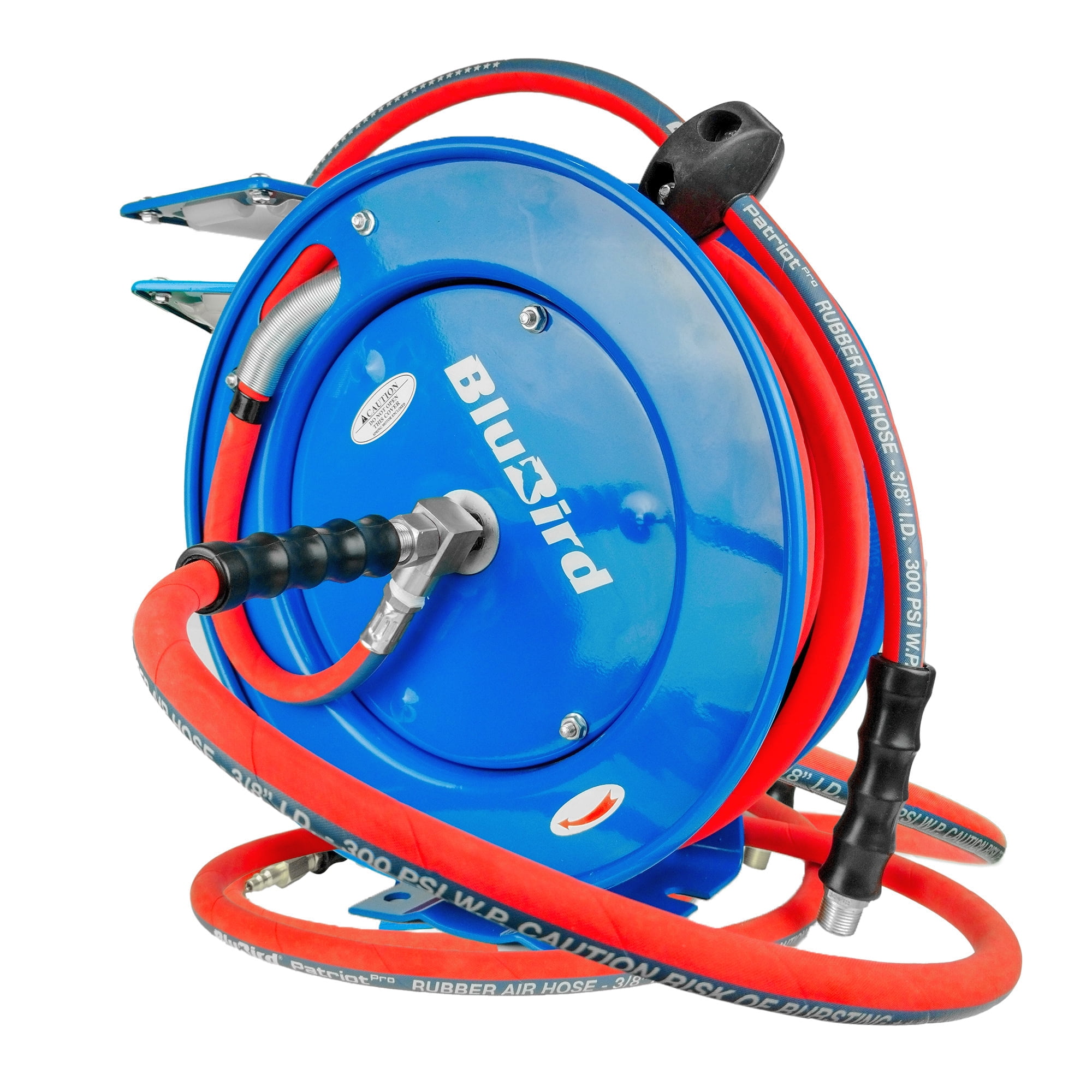 BluBird Patriot Pro - 3/8"x 50' Air Hose Reel