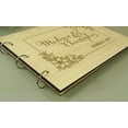 thumbnail image 5 of Wooden Wedding Guest Book Personalized Name And Date Rustic Wood Engraved Advice Book Photo Album, 5 of 6