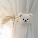 thumbnail image 4 of 1 pieza de alzapaños para cortina con diseño de oso, con dibujos animados de oso de peluche bordado, hebillas para cortina de ventana de habitación de niños, decoración del hogar, 4 of 5