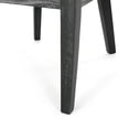 thumbnail image 6 of GDF Studio Boise Contemporary Fabric Upholstered Wood Dining Chairs, Set of 2, Light Gray and Weathered Gray, 6 of 11