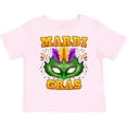 thumbnail image 3 of Inktastic Mardi Gras with Green Masquerade Mask Boys or Girls Toddler T-Shirt, 3 of 5