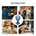thumbnail image 4 of Wine Glass Goblets, Compact Long Stem Wine Glasses 240ML Rounded Mouth Blue  for Birthday, 4 of 7