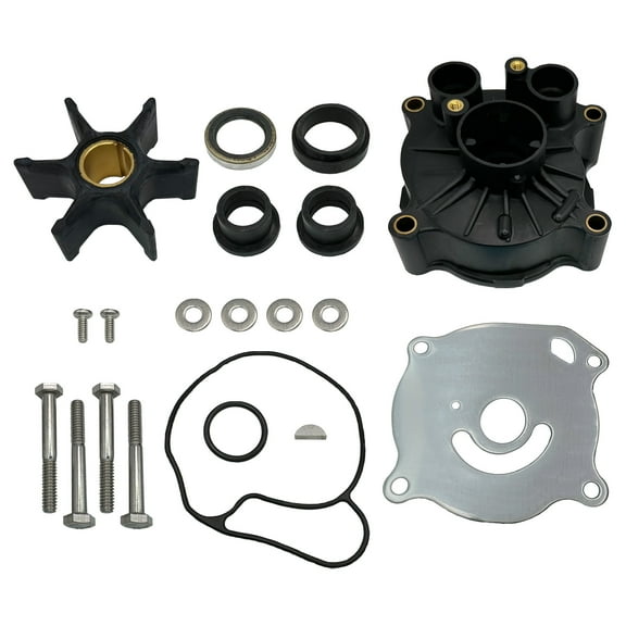 Water Pump Kit with Housing Replacement For Johnson Evinrude 1973-77 - 85, 115, 135 HP - 0777807, 0386124, 0389164, 0439140