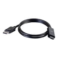 thumbnail image 1 of C2G 10ft DisplayPort to HDMI Cable - DP to HDMI Adapter Cable - DisplayPort 1.2 HDMI 2.0 - 4K 60Hz - M/M - Adapter cable - DisplayPort male to HDMI male - 10 ft - black - active, 4K support, 1 of 6