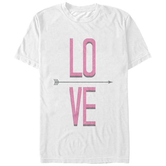 Men's Lost Gods Love Arrow Graphic Tee White Large