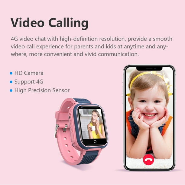 Acheter 4G montre intelligente enfants LBS WiFi localisation Tracker carte  Sim SOS appel vidéo caméra étanche Smartwatch pour les enfants