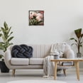 thumbnail image 3 of Stupell Industries Pink Floral Arrangement Botanical & Floral Painting Gray Floater Framed Art Print Wall Art, 18 x 18, 3 of 10