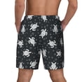 thumbnail image 4 of Uemuo Turtle Pattern Mens Swim Trunks Quick Dry Board Shorts with Mesh Lining, Stretch Beach Shorts Quick Dry No-Chafing Board Shorts-Large, 4 of 9