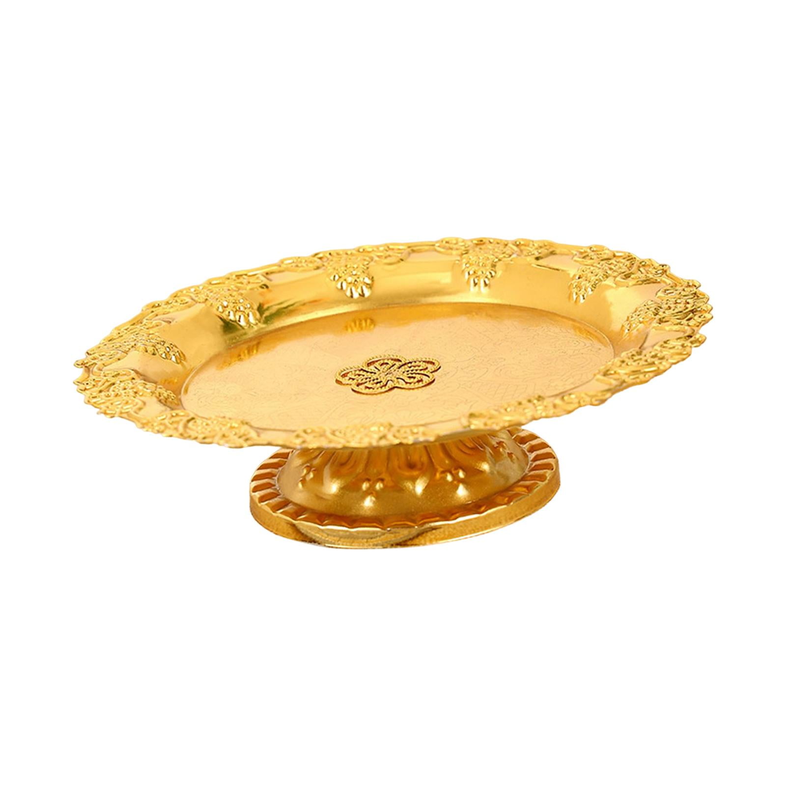 European Style Pedestal Bowl Candy Storage Basket Food Plate Table