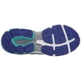 thumbnail image 3 of Mizuno Wave Rider 19 Junior Running Shoe, Malibu Blue/Silver, 3.5 B US Big Kid, 3 of 4