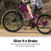 Schwinn Axum Sport Youth Unisex 24-in. Mountain Bike, Pink