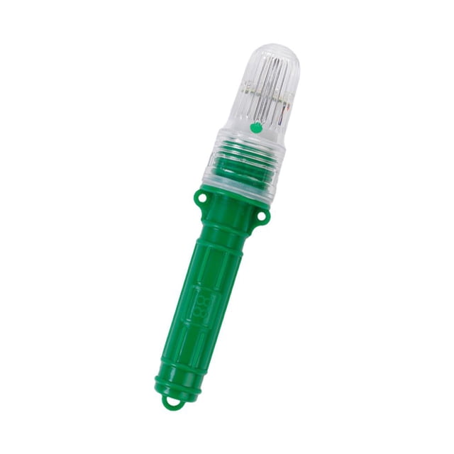 Lámpara de baliza LED Luces de camping impermeables de plástico para artes de pesca (verde)