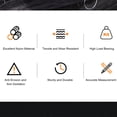thumbnail image 3 of Railway Road Measuring Rope, Portable Deep Well Measuring Rope 100m Length Nylon Cover Accurate Clear Scale  for Farmland, 3 of 8