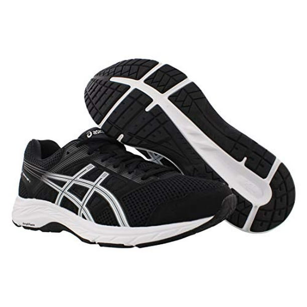 ASICS Mens Gel Contend 5 Running Shoes 10.5 Black White Walmart