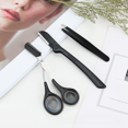 thumbnail image 2 of Cuchillo de acero inoxidable plegable para recortar cejas, alicates de microinclinación, clip para cejas, peine desmontable, tijeras para recortar cejas, herramienta de maquillaje de belleza de tres, 2 of 5