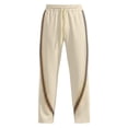 thumbnail image 6 of Joggers for Men Color Block Loose Fit Casual Elastic Waist Drawstring Pants Outdoor Straight Leg Fitness Pants Solid Color Lounge Joggers with Pockets, 6 of 7