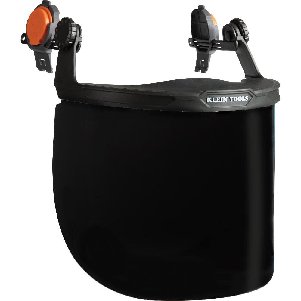 Klein Tools Face Shield, Full Brim Gray Tint