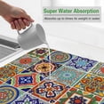 thumbnail image 2 of Dish Drying Mat Drainer Pads - Extra Large Microfiber Drying Mats for Dishes Kitchen Counter Super Absorbent Pads for Draining Racks (Brown,18"x24" ), 2 of 6