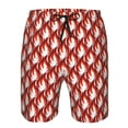 thumbnail image 4 of Naloa Fire Symbols Men's Beach Shorts, Surfing shorts, Swim trunks, Quick Dry Swim Trunks for Surfing Beach Fun - Large, 4 of 9