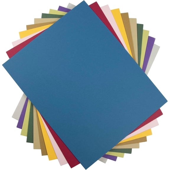 20 Pack 11x14 Matboard Mat Board Blanks - Assortment Color Uncut Mats for DIY Projects, Presentation Boards, Art Crafts