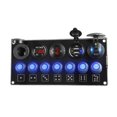 thumbnail image 1 of TISHITA Car Charger Socket Panel Marine Switch Panel for Cars Boats Motorcycles Red, 1 of 8
