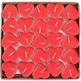 thumbnail image 1 of Juego de 50 velas aromáticas con forma de corazón decorativas para fiestas de cumpleaños (rojo) Adepaton QH-953, 1 of 7