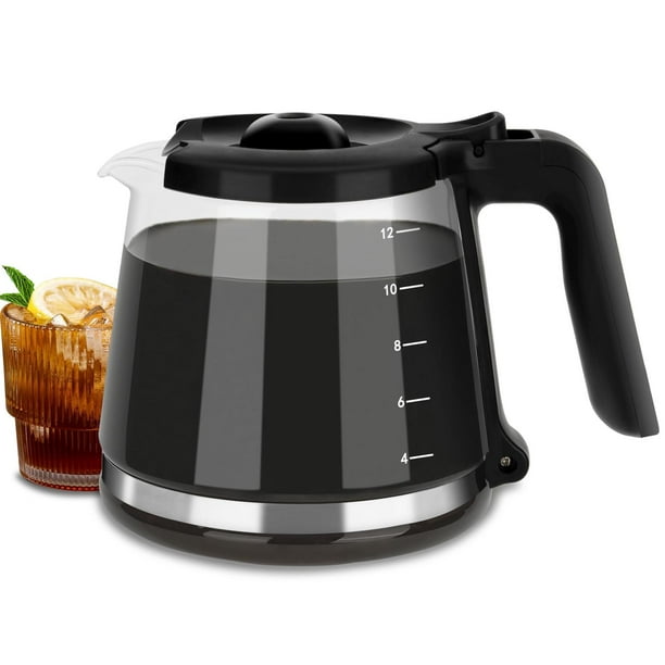Jarra de café de repuesto de 12 tazas, compatible con Mr. Coffee Maker Reemplaza la pieza # RF, LM,