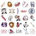 thumbnail image 2 of 50 pegatinas de béisbol, tatuajes de béisbol de vinilo impermeables para niños y adultos, calcomanías deportivas para botellas de agua para portátiles de snowboard, 2 of 5