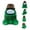 Green, variant on Among Space Crewmate Plush Toy, Funny Astronaut Stuffed Doll with Visor Helmet and Uniform Outfit, Soft Squishy Game Character Plushie, Cute Gift for Gamer Fans, Sofa Bed Pillow and Home Decor