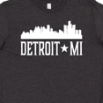 thumbnail image 4 of Inktastic Detroit Michigan Skyline MI Cities Youth T-Shirt, 4 of 5