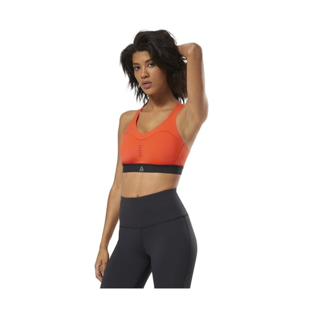 Sujetador deportivo Reebok Puremove para mujer naranja XS/S