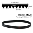 thumbnail image 2 of Unique Bargains 210J8 PJ V-Ribbed Belt, EPDM Industrial Transmission Serpentine Belt, 2 Pack, 2 of 5