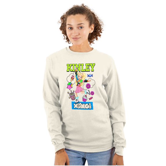 XOMG POP Kinley Popstar Dream Cartoon Women's Long Sleeve T Shirt Brisco Brands 2X