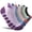 Multicolor, variant on 6 Pairs Merino Wool Ankle Hiking Running Socks Compression Thick Cushion Breathable No Show Socks for Men Women