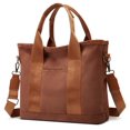 thumbnail image 1 of Bolso Halemet Suede para mujer con cremallera y compartimentos, 1 of 7